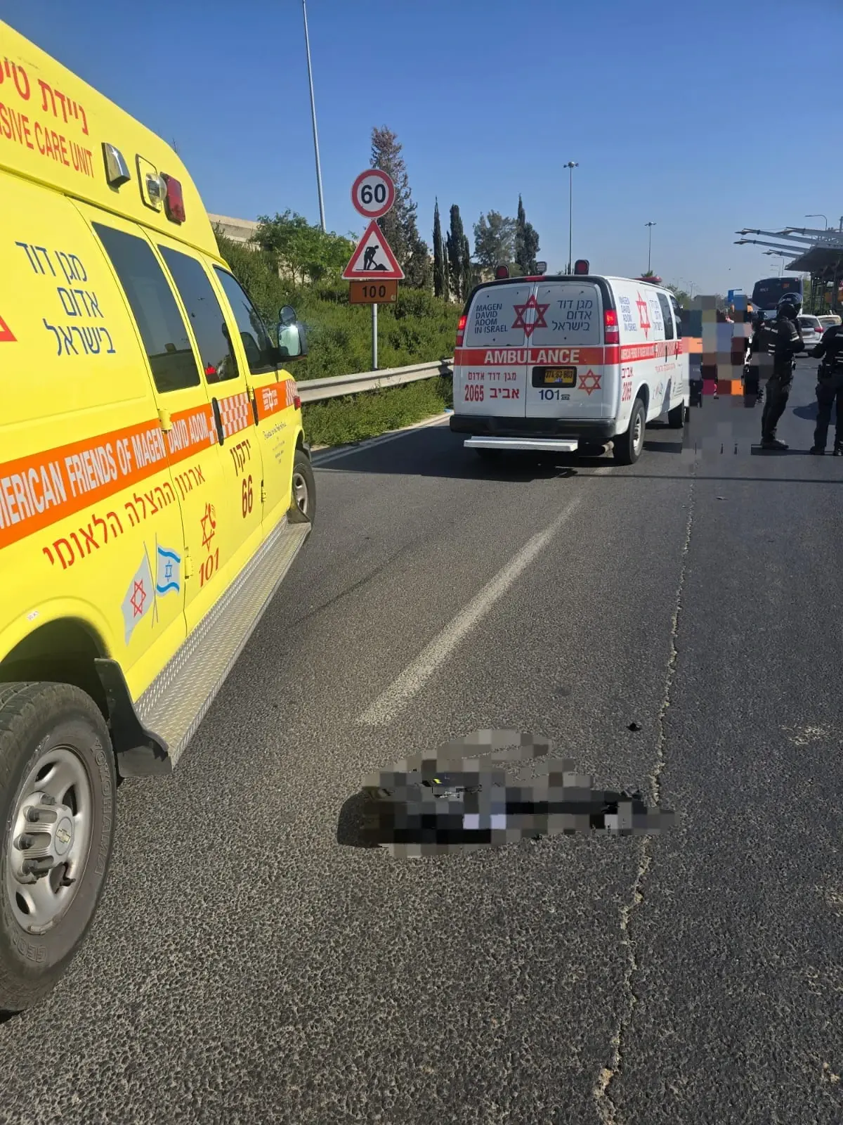 גבר בשנות ה-40 לחייו נהרג בתאונת דרכים ליד אלעד