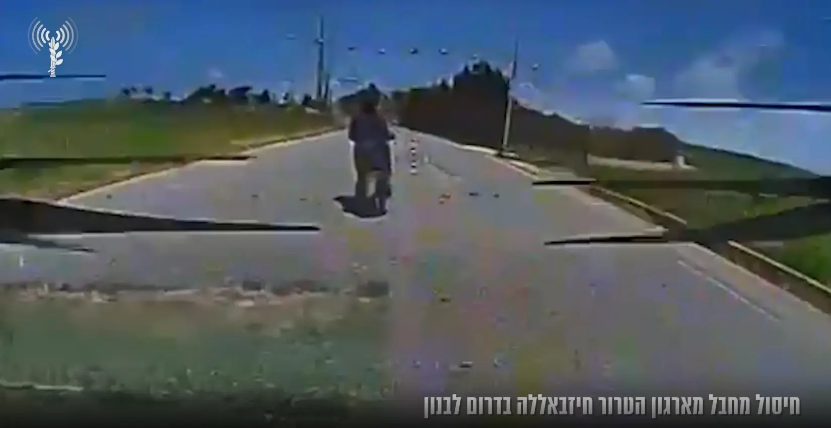 המרדף בלבנון הסתיים בפגיעה: רחפן השיג את המחבל שנמלט על אופנוע | תיעוד