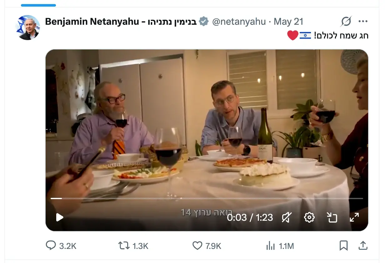 משפחת בתחת: על סרטון "הבן הביביסט" שהסעיר את ישראל