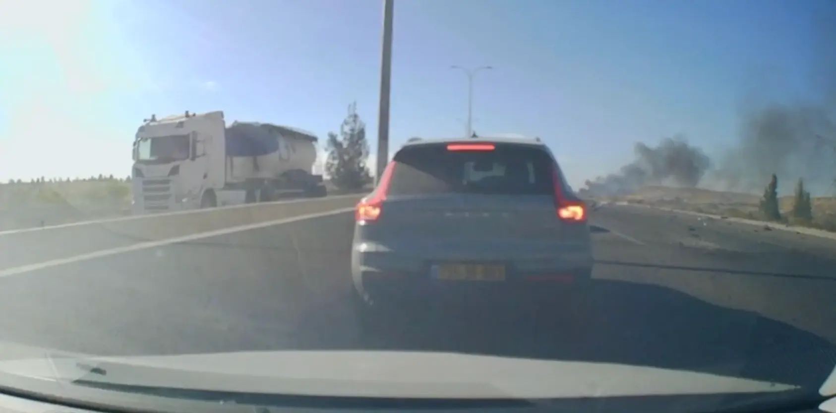 חשד לרצח כפול בדרום: שני הרוגים אותרו ברכב שרוף בכביש 40