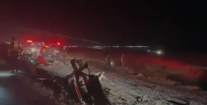הקטל בכביש 90 נמשך: צעירה נהרגה בתאונה מול משאית בערבה