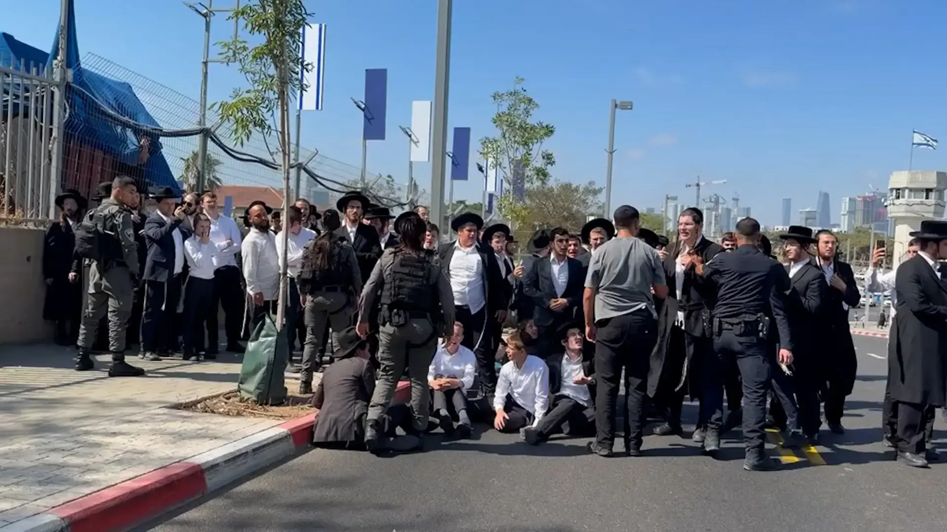 הסלמה במחאות החרדים: הפלג הירושלמי מפרסם "הודעת פינוי" לתושבי המרכז