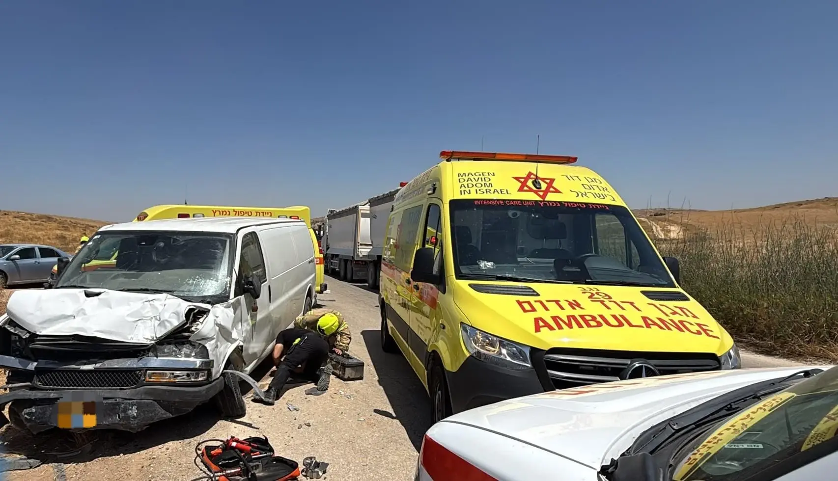 תאונה קטלנית בקריית אתא: רוכב אופנוע בן 53 נהרג, 3 נפצעו