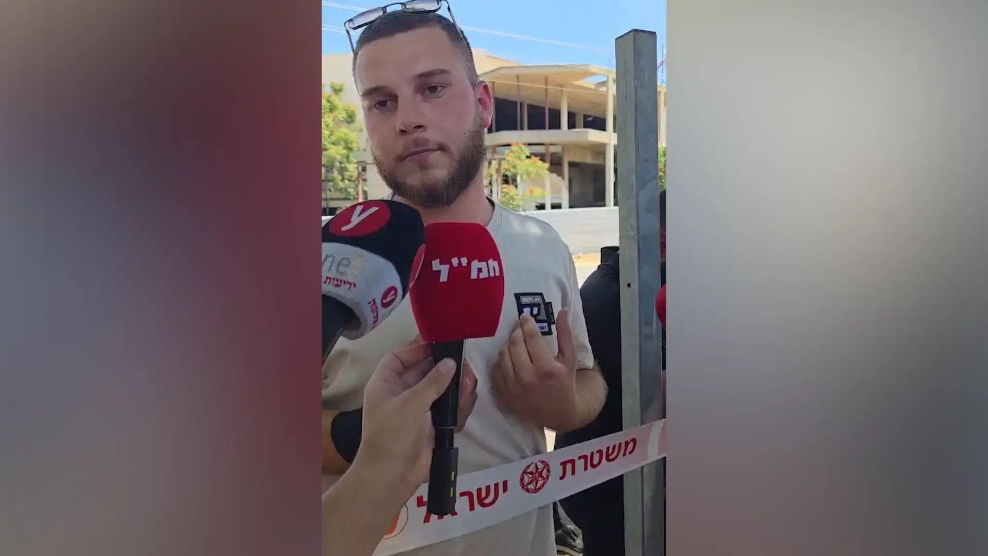 רגע לפני ניסיון הפיגוע: אזרחית הבחינה במחבל עם סכין סמוך לבית ספר בלוד והזעיקה את המשטרה