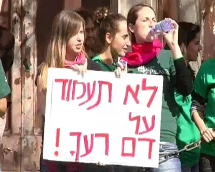 מחאה נגד מזוז: "13 הרוגים ואין אשמים?"
