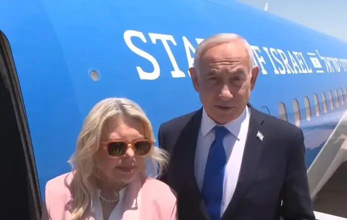 נתניהו לפני המראתו לוושינגטון: "המטרה היא לשמור את הביטחון ולהרחיב את השלום"