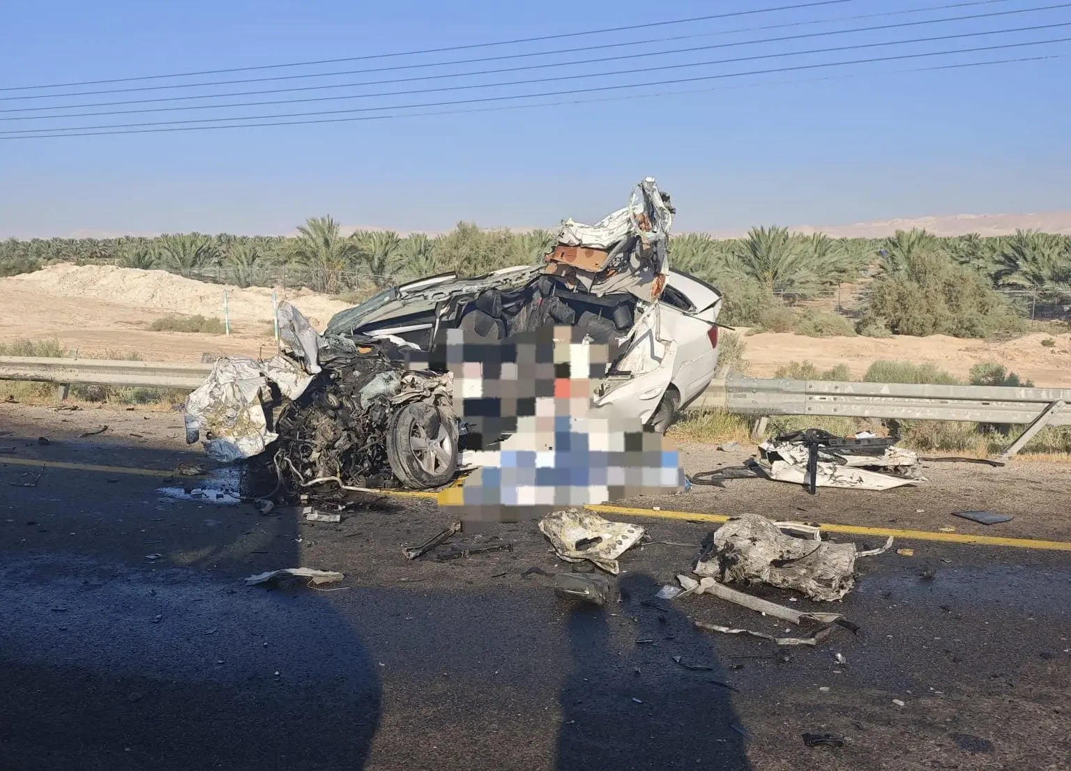 נהג רכב כבן 20 נהרג בתאונה דרכים עם אוטובוס