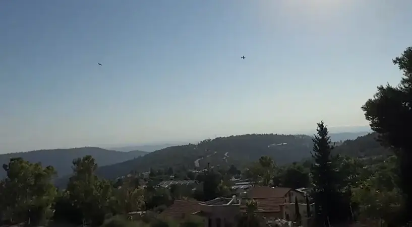 שריפה פרצה סמוך בית שמש: קו הבתים הראשון במושב כסלון פונה