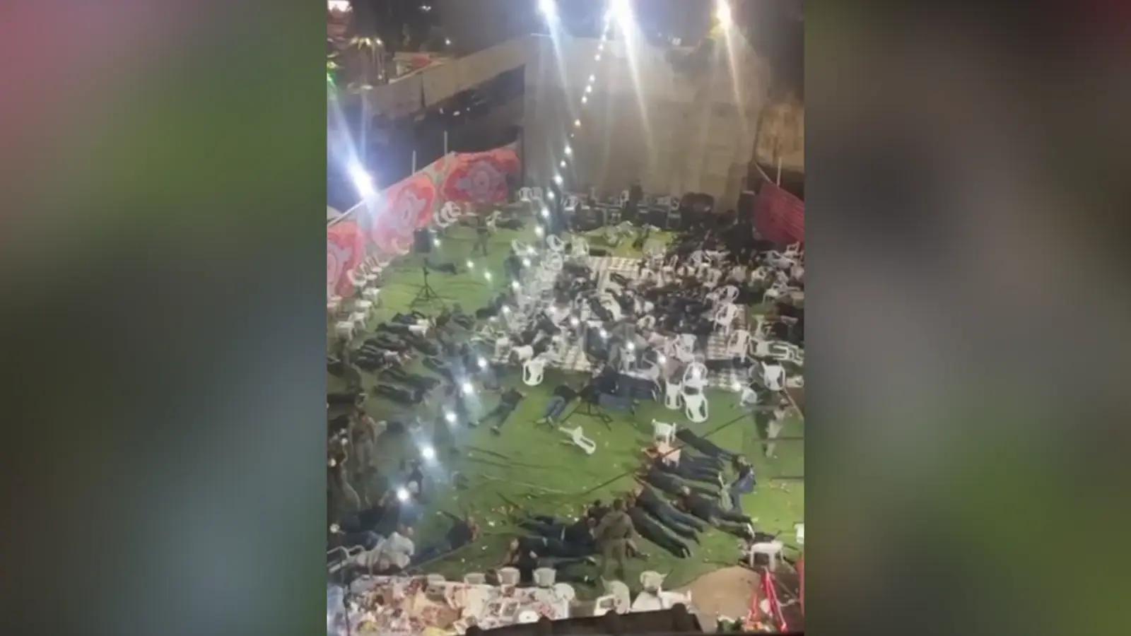 תיעוד חריג מחתונה בצפון: "השוטרים נכנסו עם רימוני הלם"