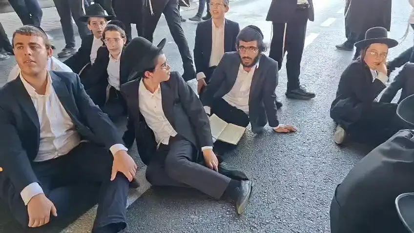 בעקבות מעצר עריק: מחאת החרדים חוזרת לכביש 4