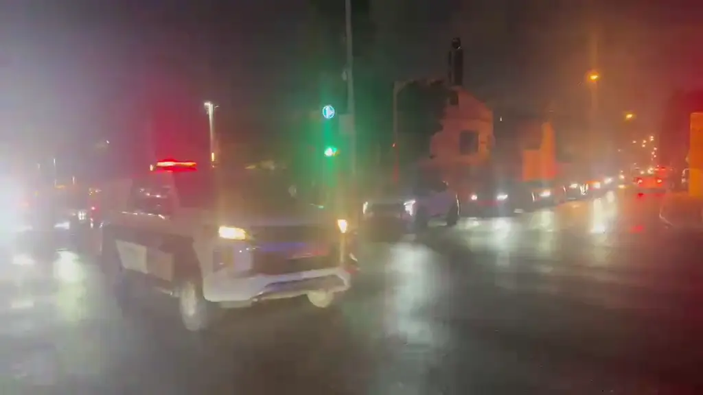 עשרות מפגינים פרו-פלסטינים במושבה הגרמנית בחיפה