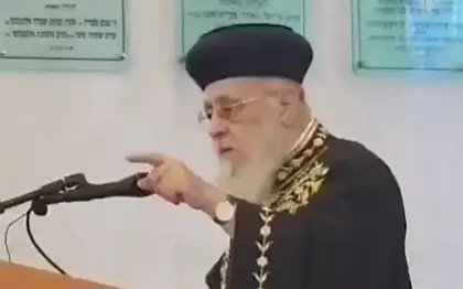 אחרי הפיוס עם דרעי - הרב יצחק יוסף תוקף את איזנקוט: "הוא חירב את הצבא" | תיעוד