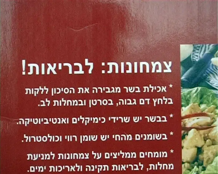 צמחונים כמו חול ואין מה לאכול
