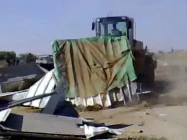 בתי בדואים נהרסו עבור שכונת אנשי קבע