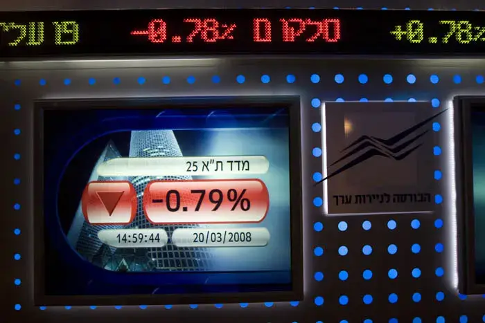 בסיום יום תנודתי בבורסה: המעו"ף ירד ב-0.5%