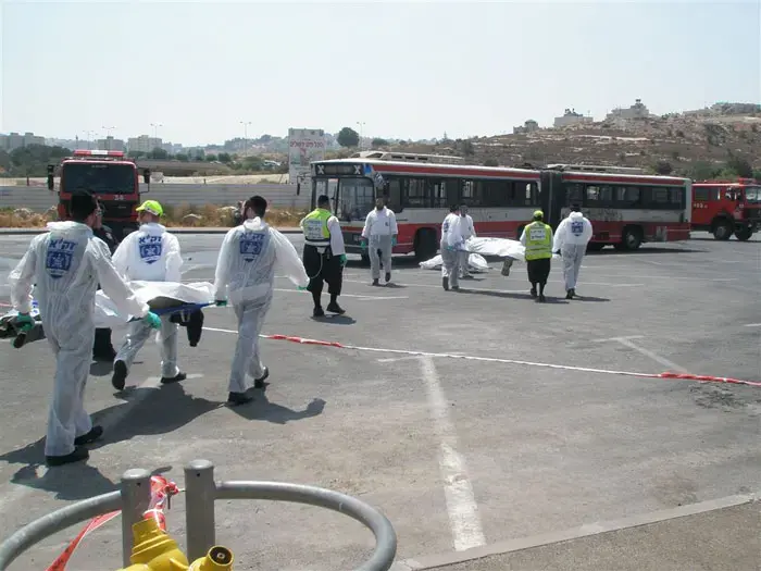 יום אחרי הפיגוע: זק"א תירגל פינוי פצועים