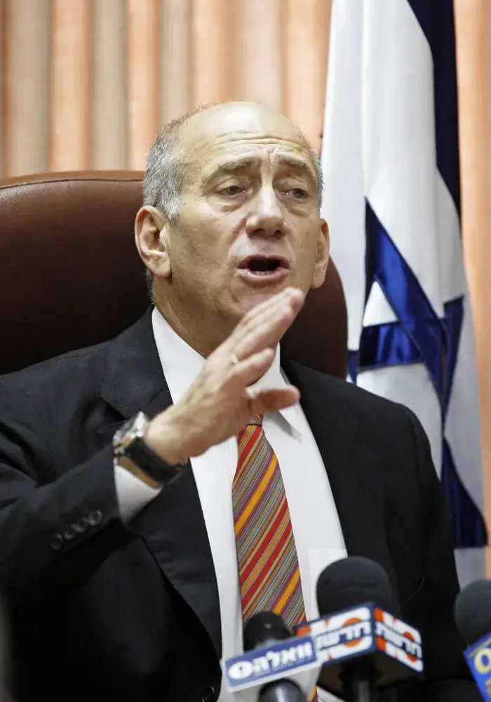 אולמרט: "אני מעדיף את פרידמן על ברק"