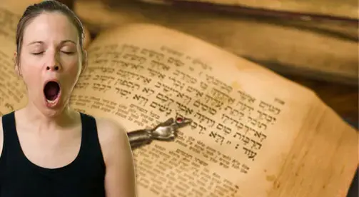 לא תגנוב, לא תנאף - מה עם "לא תשעמם?"