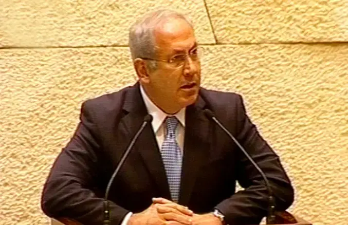 נתניהו: "אקים ממשלת אחדות עם לבני וברק"