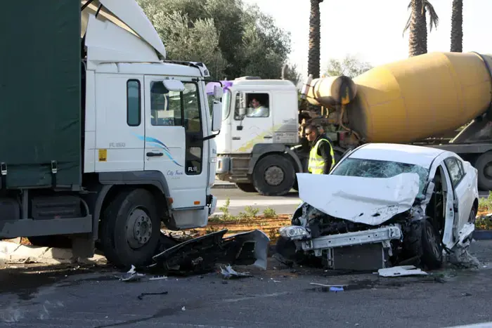 סגן מפקד תחנת המשטרה בטבריה נפצע קשה בתאונה