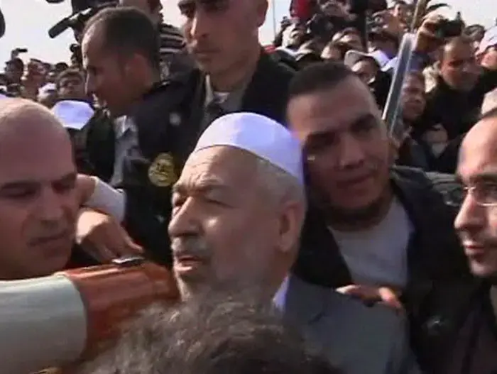 אחרי 22 שנה: מנהיג האופוזיציה שב לטוניסיה