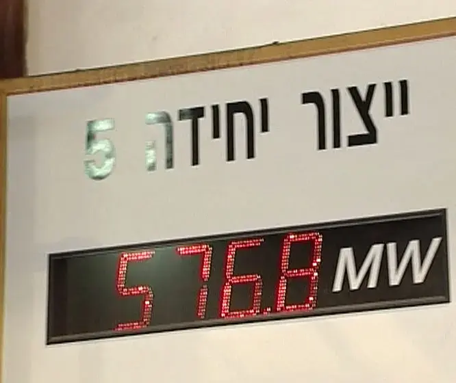 מיזם חדש בתחנת הכוח בחדרה: ארובה להפחתת זיהום