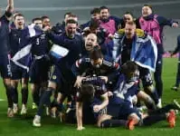 תקציר: ניצחונה של סקוטלנד על סרביה בפנדלים. רויטרס