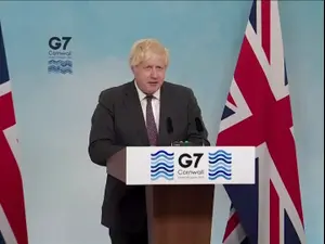 ג'ונסון בוועידת ה-G7: נתרום מיליארד חיסוני קורונה למדינות העולם 13.06.21. רויטרס, רויטרס