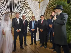 סטטיק  ביום חתונתו. 'הרבנית של האינסטגרם' ואיציק אוחנה, 