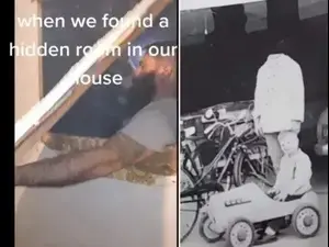 תגלית מצמררת מאחורי קיר בבית. kammee0508, צילום מסך