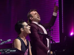 אודי כגן ואביב גפן בנשף רוק, 3 ביולי 2021. ניב אהרונסון