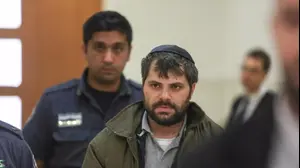 הנאשם ברצח מוחמד אבו חדיר, יוסף חיים בן דוד, בבית המשפט החוזי בירושלים, יוני 2015
