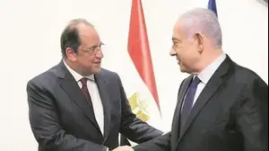 נתניהו ועבאס כמאל בפגישה