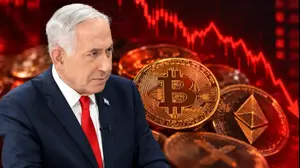 בנימין נתניהו, קריפטו, גרף יורד