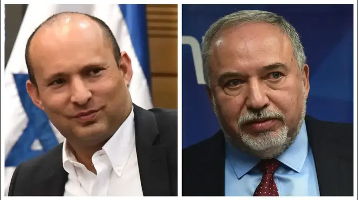 מפוצלת אביגדור ליברמן נפתלי בנט. ראובן קסטרו מפוצלת אביגדור ליברמן נפתלי בנט. ראובן קסטרו