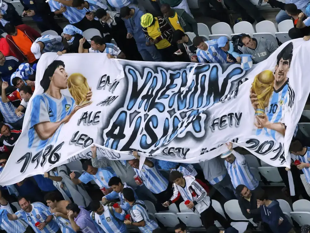 אוהדי נבחרת ארגנטינה