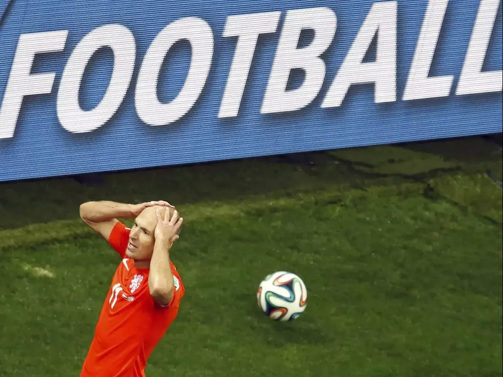 שחקן נבחרת הולנד אריאן רובן