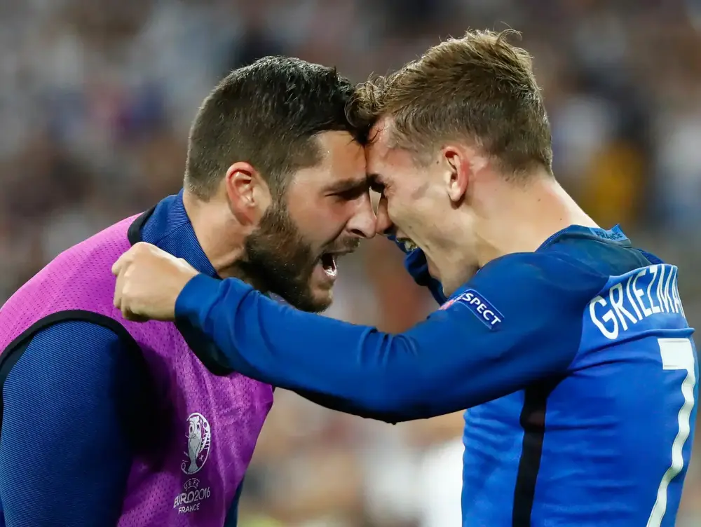 שחקני נבחרת צרפת אנדרה פייר ז'יניאק, אנטואן גריזמן