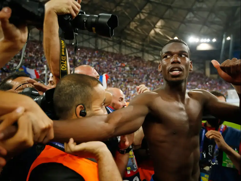 שחקן נבחרת צרפת פול פוגבה