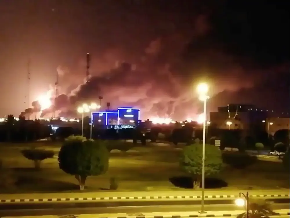 שריפה במתקני נפט בסעודיה, 14 בספטמבר 2019