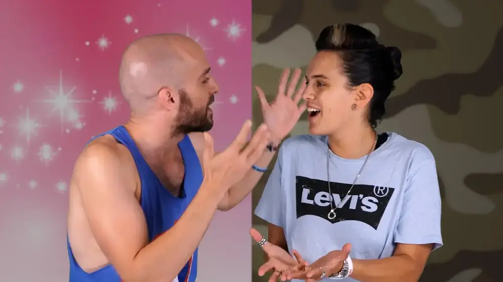 עדי כרמלי וליאור נאור גאווה. עדי כרמלי וליאור נאור, צילום מסך עדי כרמלי וליאור נאור גאווה. עדי כרמלי וליאור נאור, צילום מסך