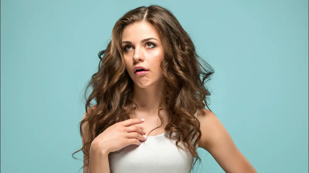 אישה נגעלת. ShutterStock אישה נגעלת. ShutterStock