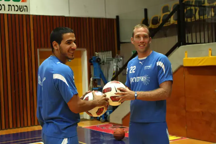 שוערי עירוני קרית שמונה דני עמוס עם איתמר ניצן