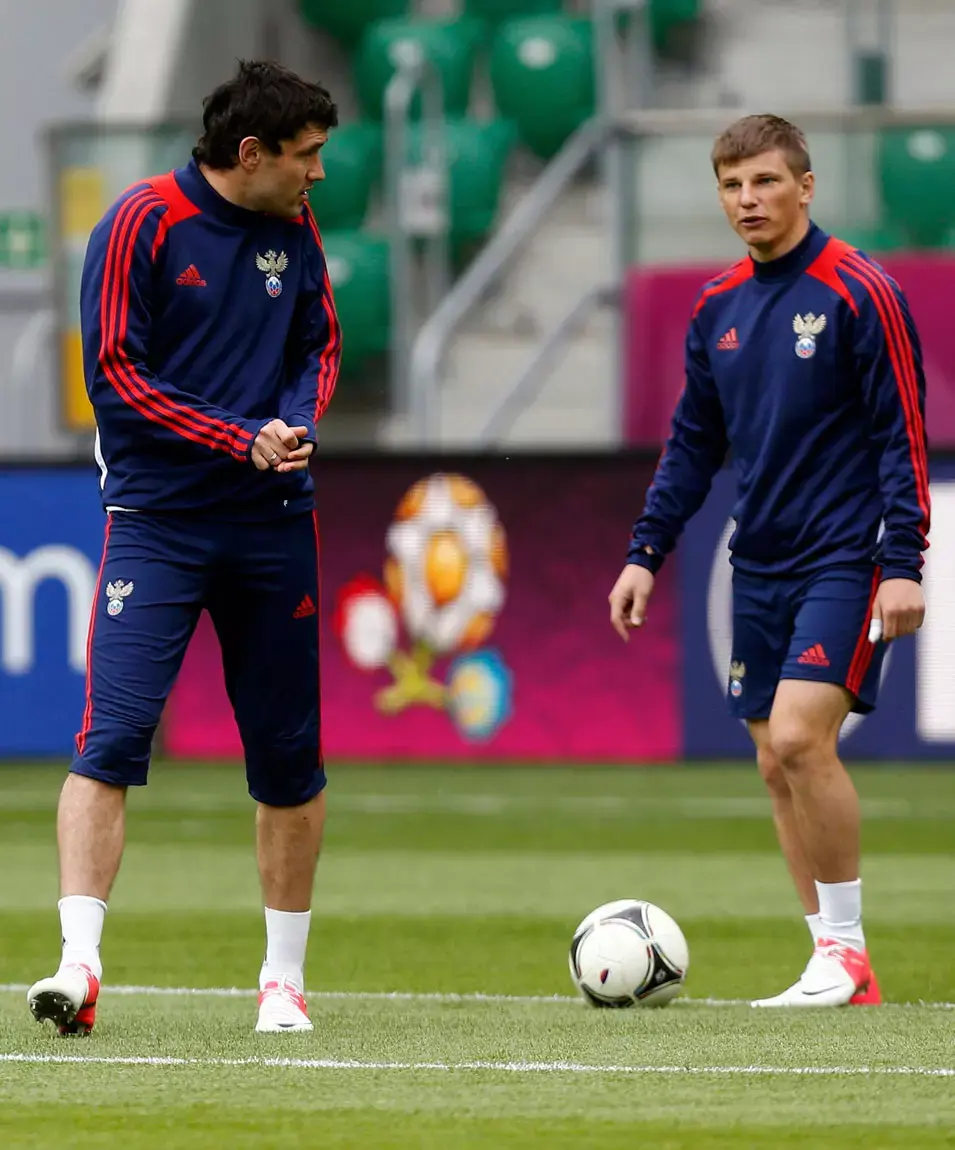 אנדריי ארשבין, יורי ז'ירקוב ונבחרת רוסיה ערכו אימון מסכם לקראת צ'כיה ביום שישי