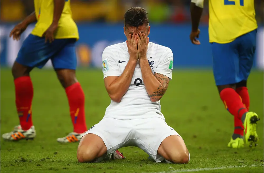 אוליבייה ז'ירו שחקן נבחרת צרפת