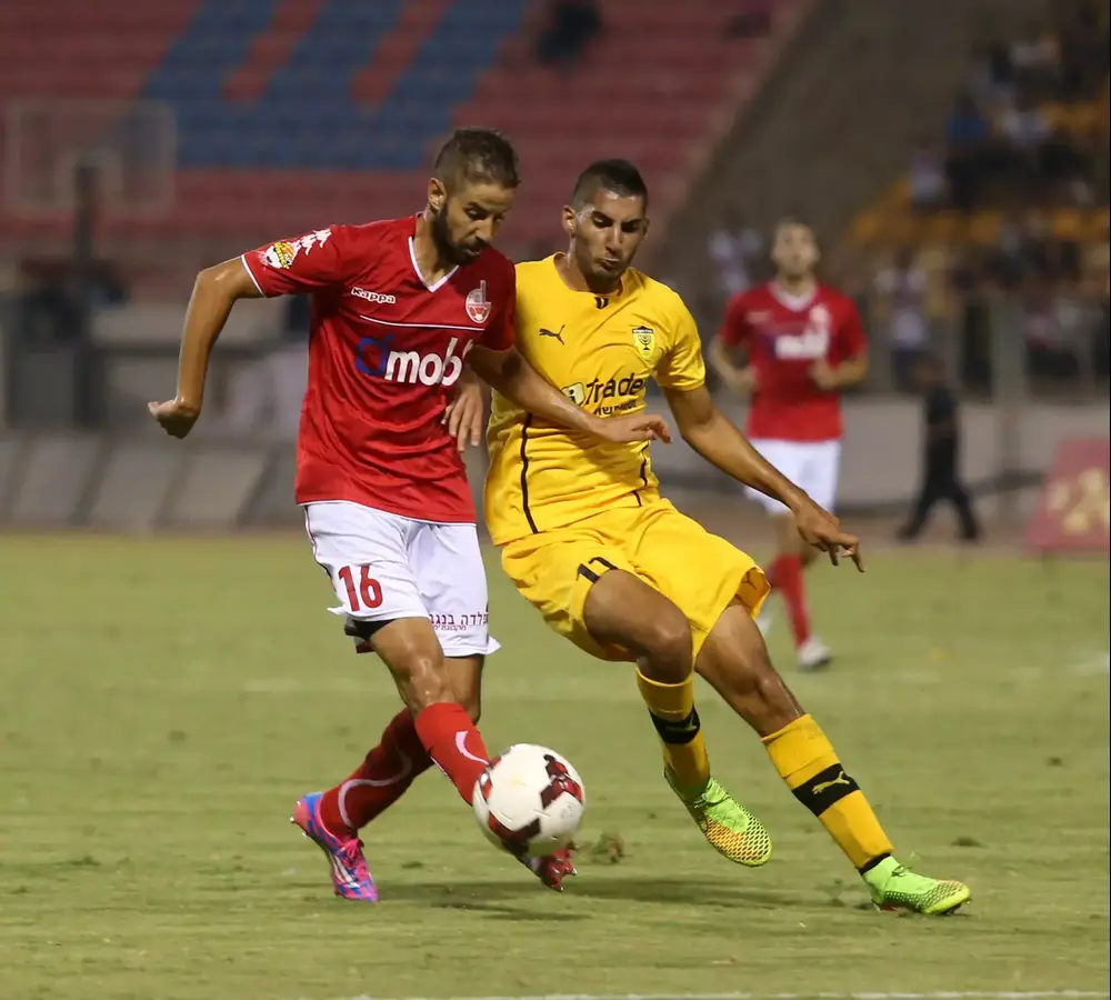 דובב גבאי הפועל באר שבע מול לידור כהן בית"ר ירושלים
