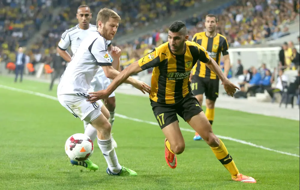 לידור כהן בית"ר ירושלים מול שרן ייני מכבי תל אביב