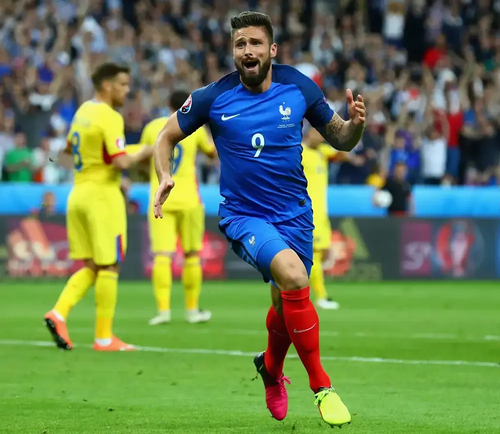 שחקן נבחרת צרפת אוליבייה ז'ירו