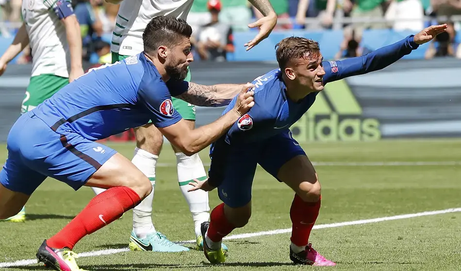 שחקני נבחרת צרפת אנטואן גריזמן, אוליבייה ז'ירו