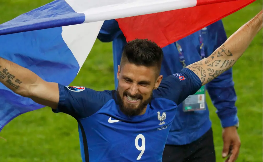 אוליבייה ז'ירו שחקן נבחרת צרפת